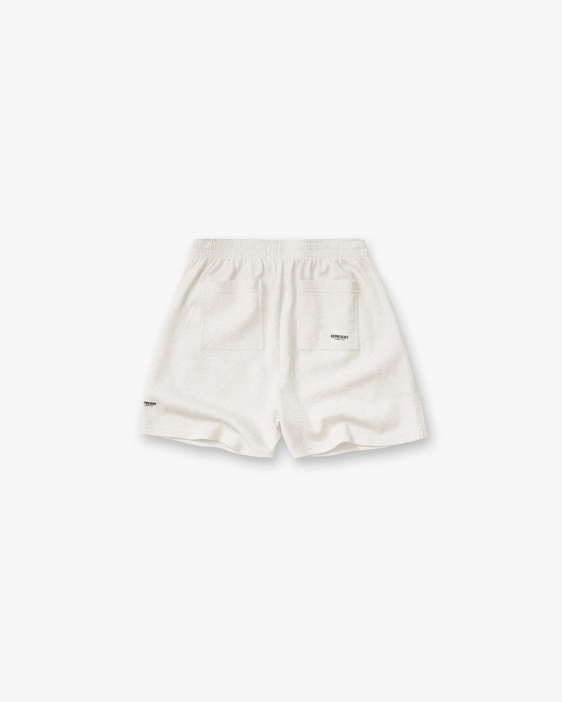 Micro Owners Club Mesh Shorts - Cream Marl