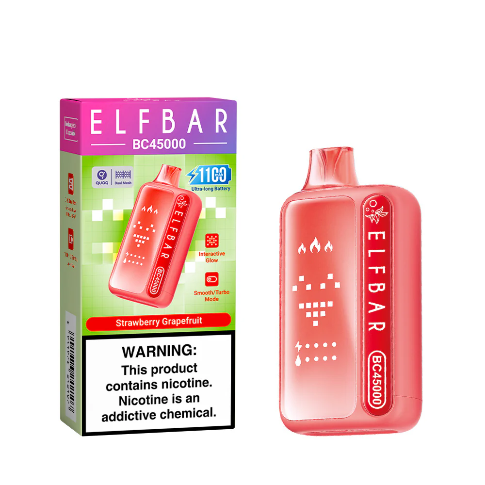 ELFBAR BC45000 ladattava kertakäyttöinen sähkötupakka (kaikki maut)