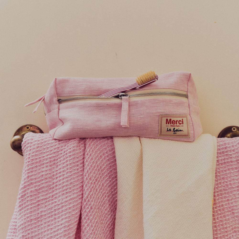 Trousse de toilette - Rose Granité