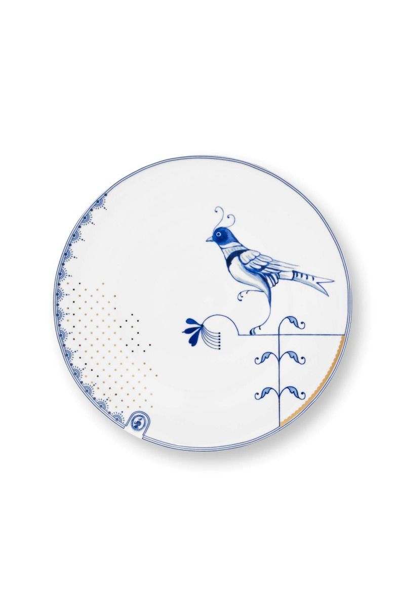 Dinner Plate Pip & The Blue Bird White 25.5cm