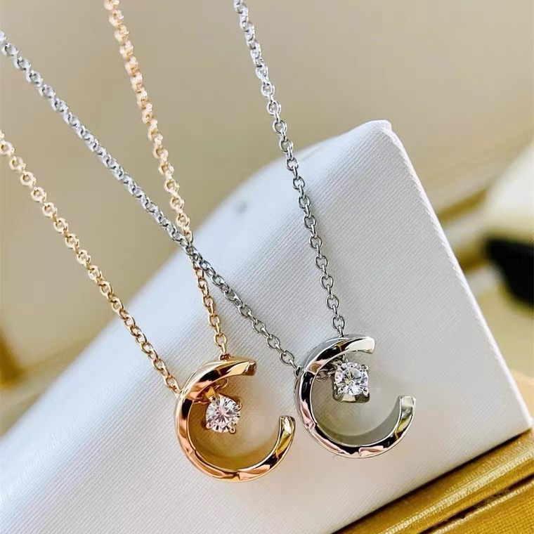 Chanel Coco Crush Moon Star Necklace Minimalistic - Original Replica Club