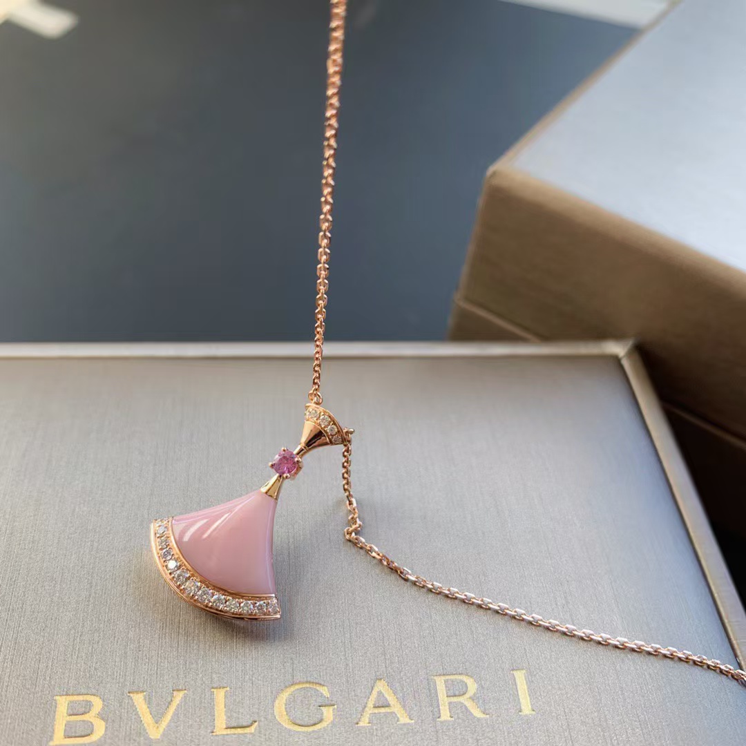 Bvlgari Divas' Dream Necklace - Pink - Original Replica Club