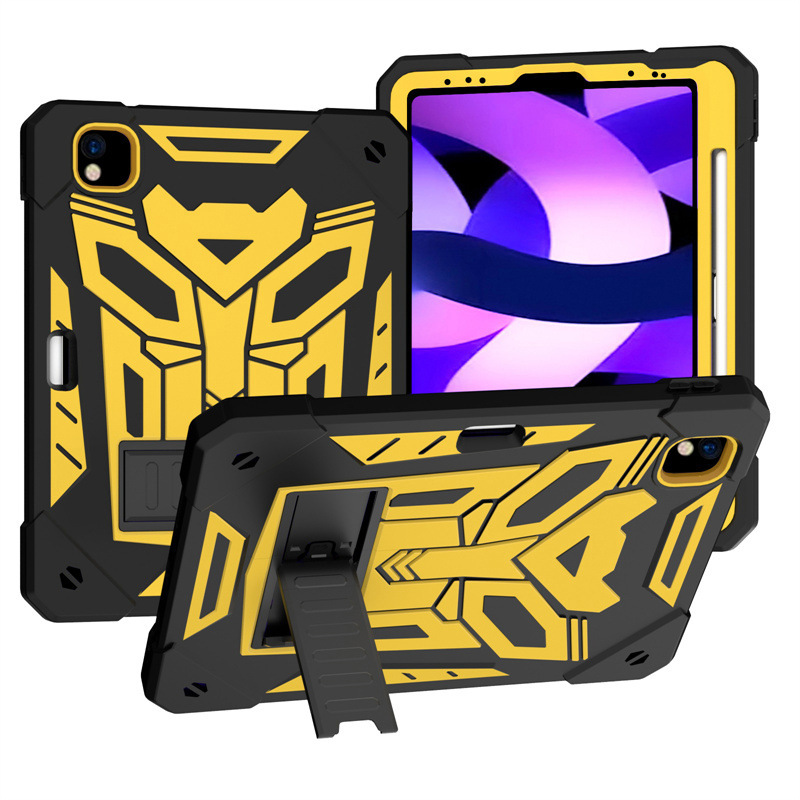 Bumblebee Style iPad Case: Shockproof Full Coverage Shell with Stand & Pencil Holder 🐝
