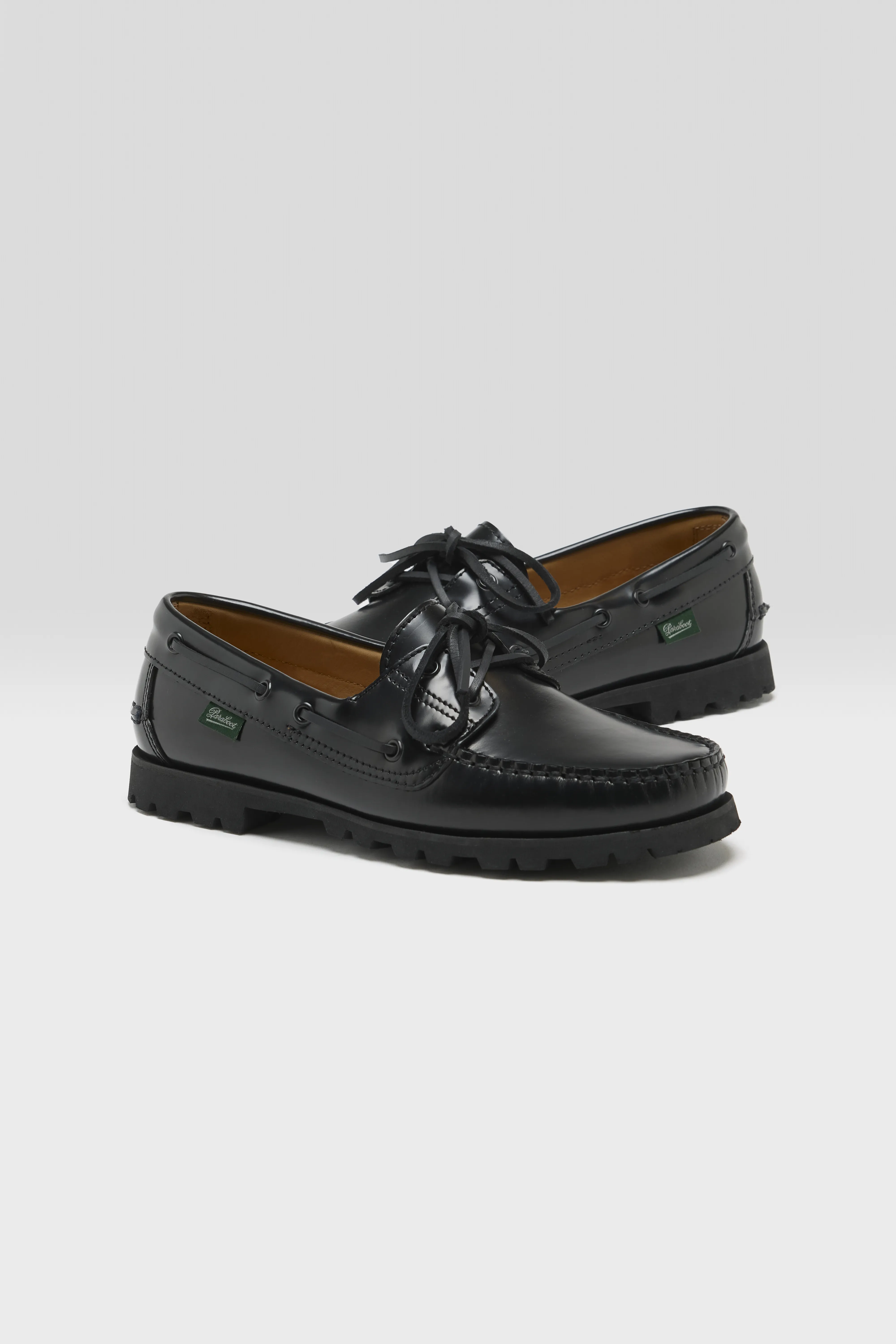 Bellerose Malo Boat Shoes for Women  (261 / W / BLACK)