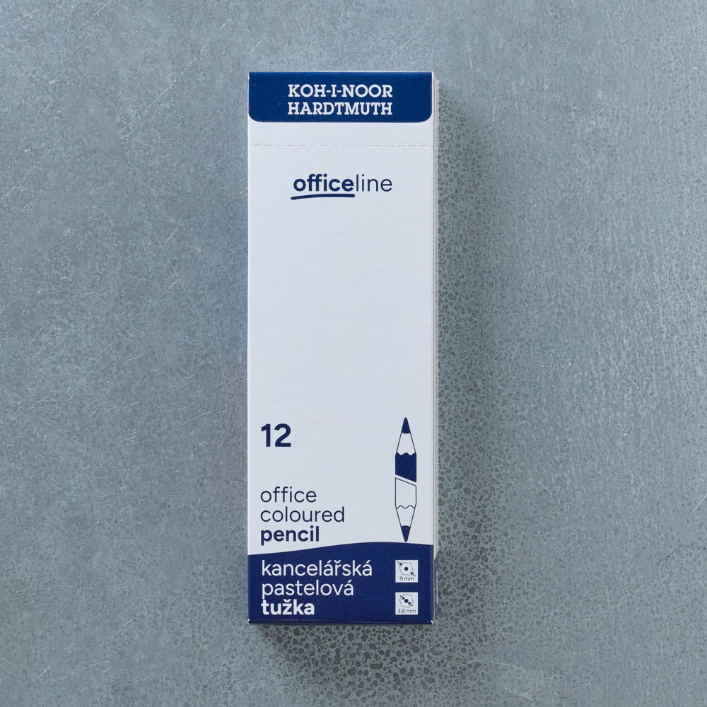 Crayon de couleur - Rouge & Bleu