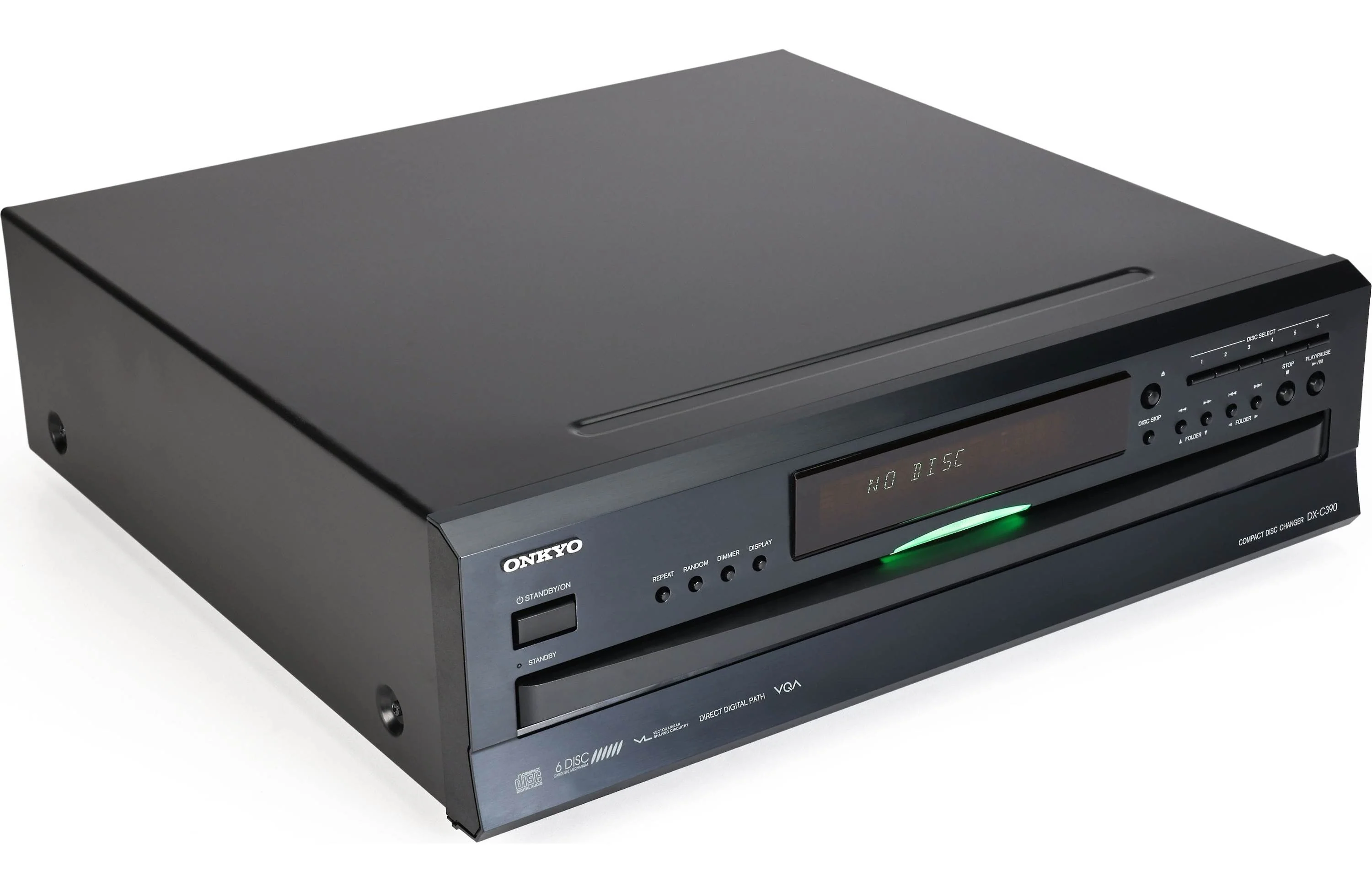 Onkyo 6-Disc CD Changer, Black - DX-C390 - Image 7 Onkyo 6-Disc CD Changer, Black - DX-C390 - Image 7
