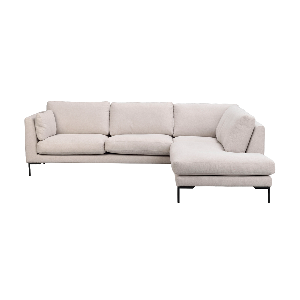 Rowico Home Corwin Hoekbank Beige - Rechts - 266 cm