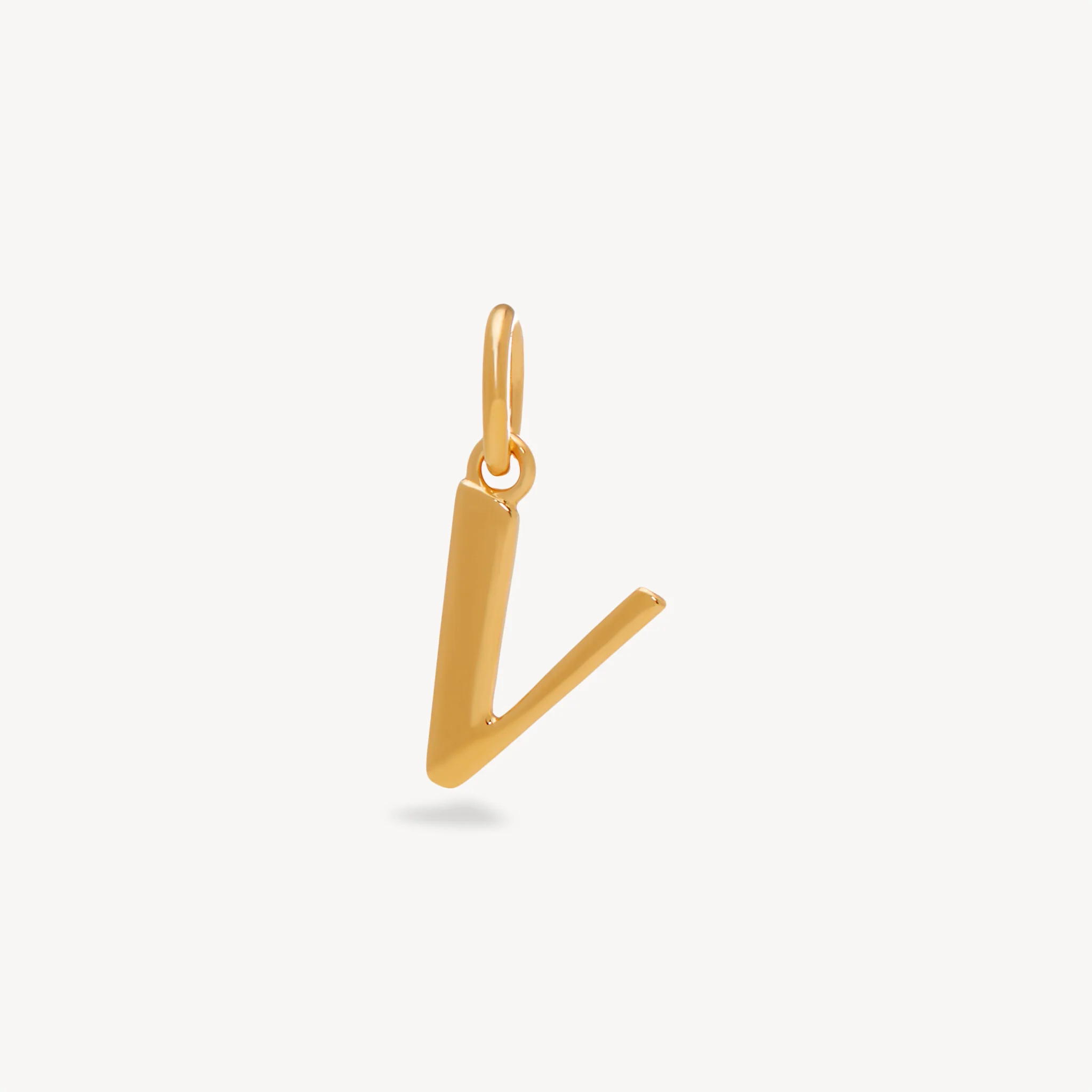 14k Gold Vermeil Letter Charm