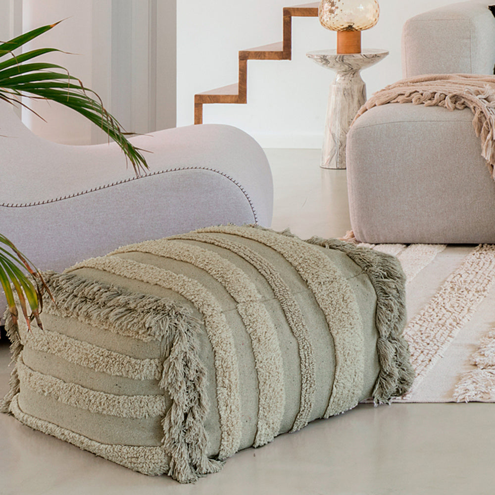 Lorena Canals Air Poef - Olijf