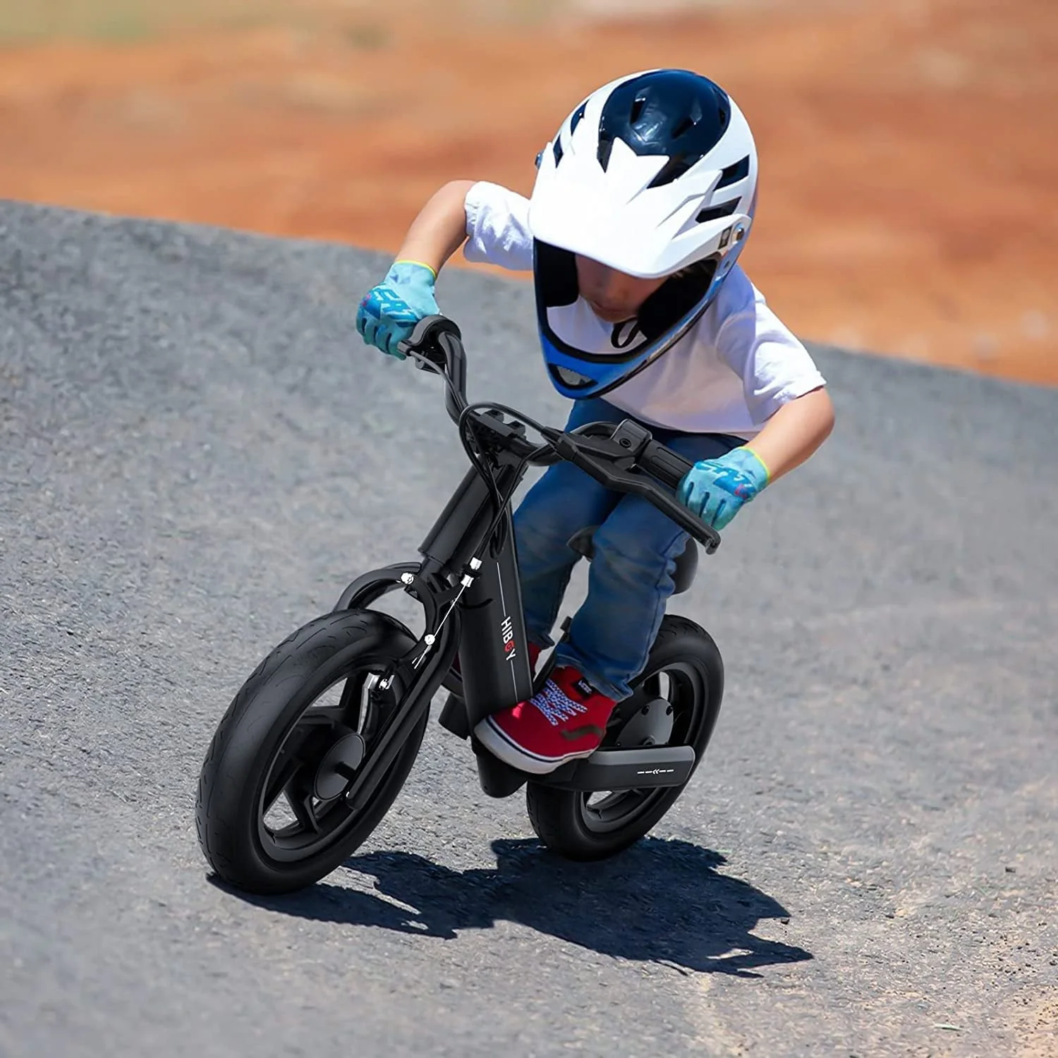 Hiboy BK1 Electric Bike for Kids Ages 3-5 Years, 24V 100W Electric Balance Bike 12 inch Inflatable Tire Adjustable Seat, Electric Bicycle Gift for Kids - Image 4