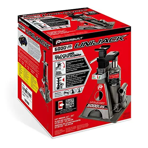 Powerbuilt All-in-One Bottle Jack With Integrated Jack Stands, 3-Ton 6000 lb Load Capacity - Image 6 Powerbuilt All-in-One Bottle Jack With Integrated Jack Stands, 3-Ton 6000 lb Load Capacity - Image 6