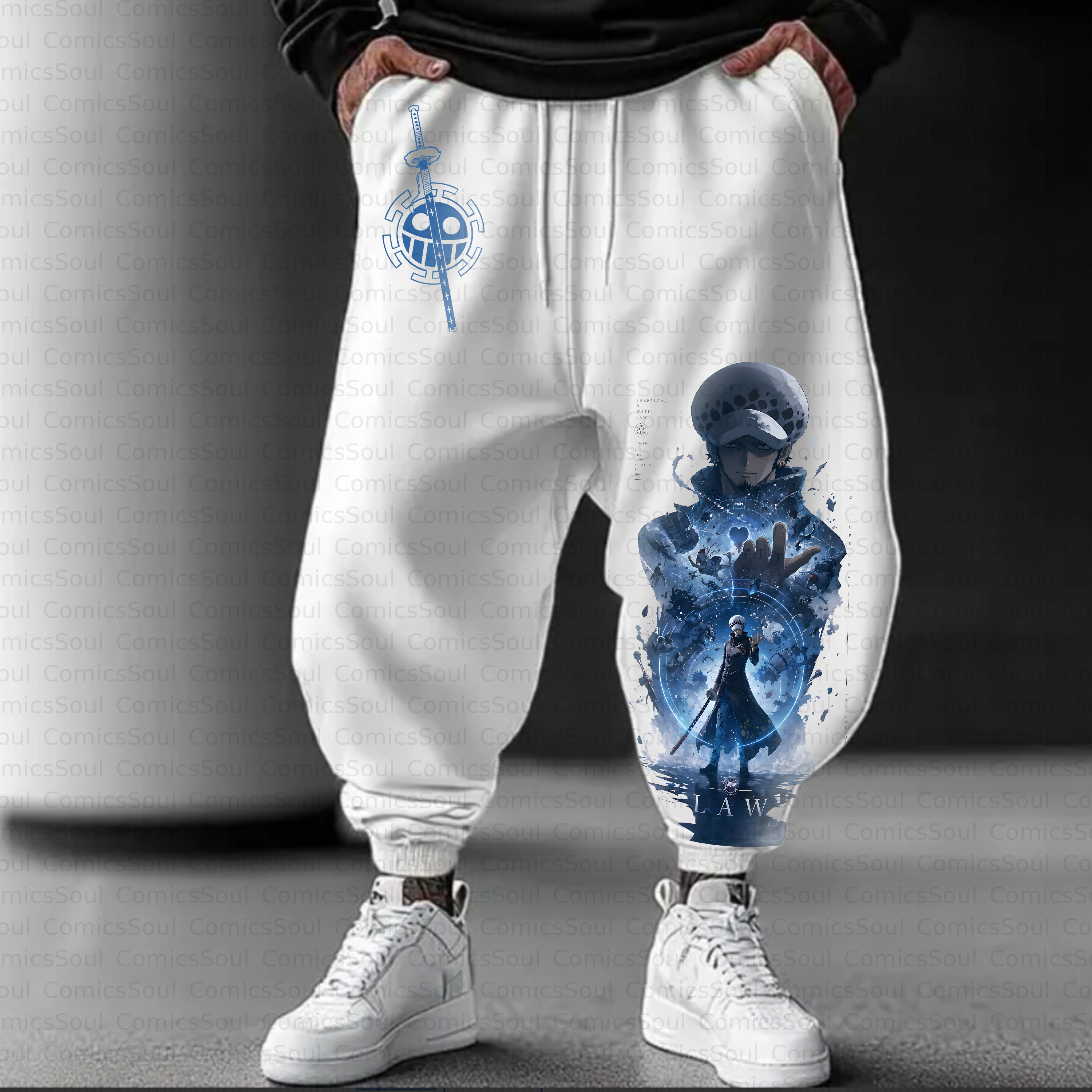Unisex Casual Anime Streetwear Pant