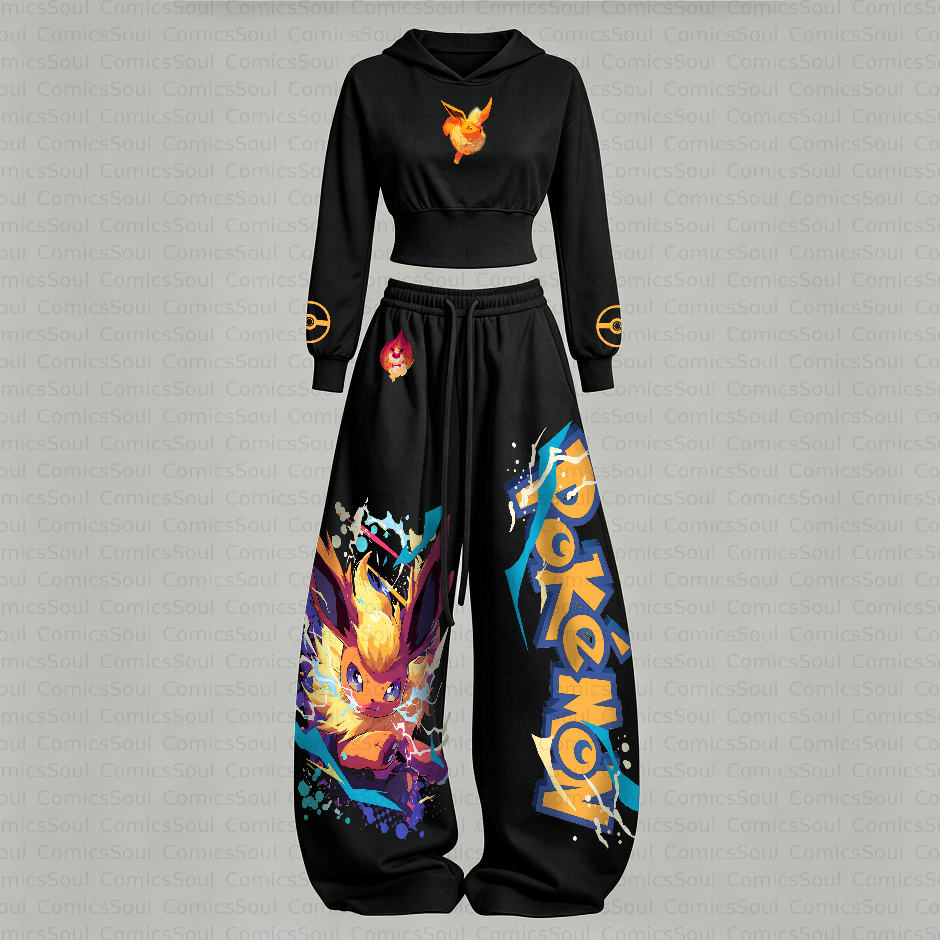 Pokémon Hoodie & Pants Two Piece Tracksuit Set 3051017 TeeThreads Sustain the Scene with Custom Apparel