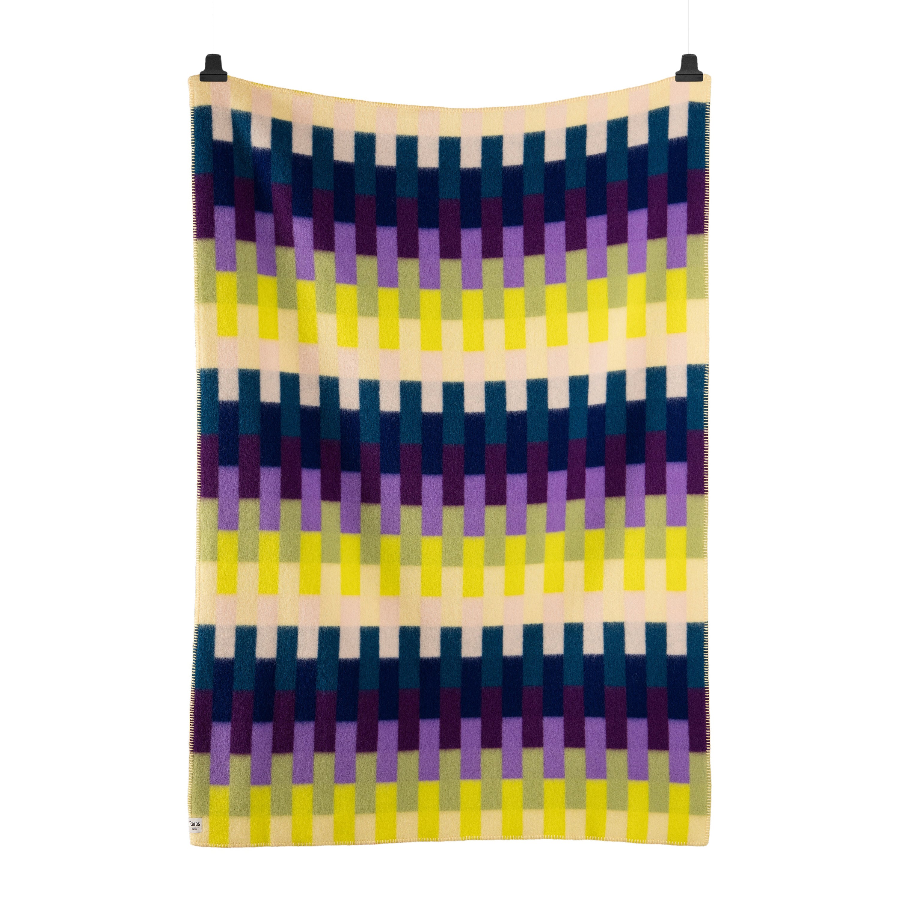 Røros Tweed Åsmund Plaid - Bold Geel / Blauw