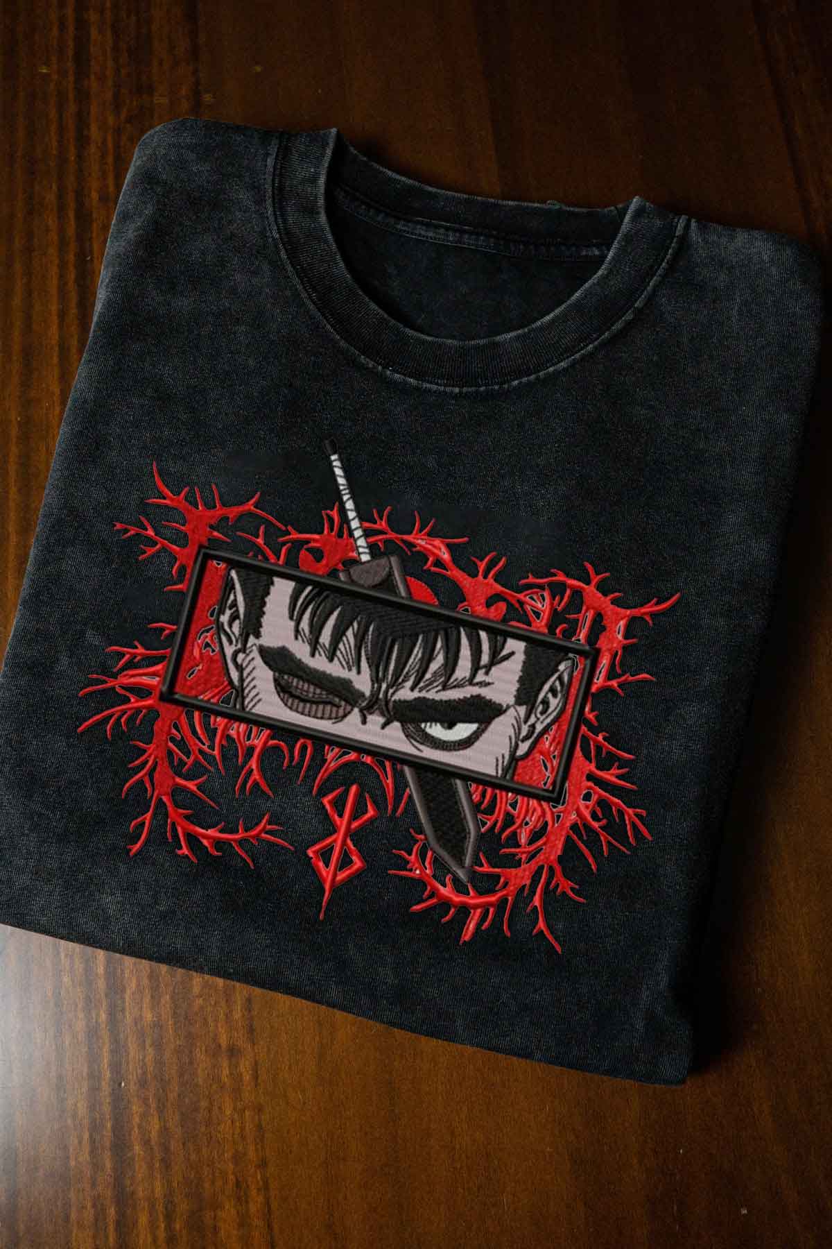 Guts Embroidery Tee TeeThreads Sustain the Scene with Custom Apparel