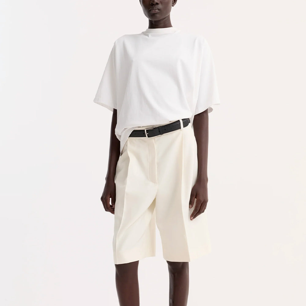 Rohe - T-shirt Oversize en coton - Blanc Optique