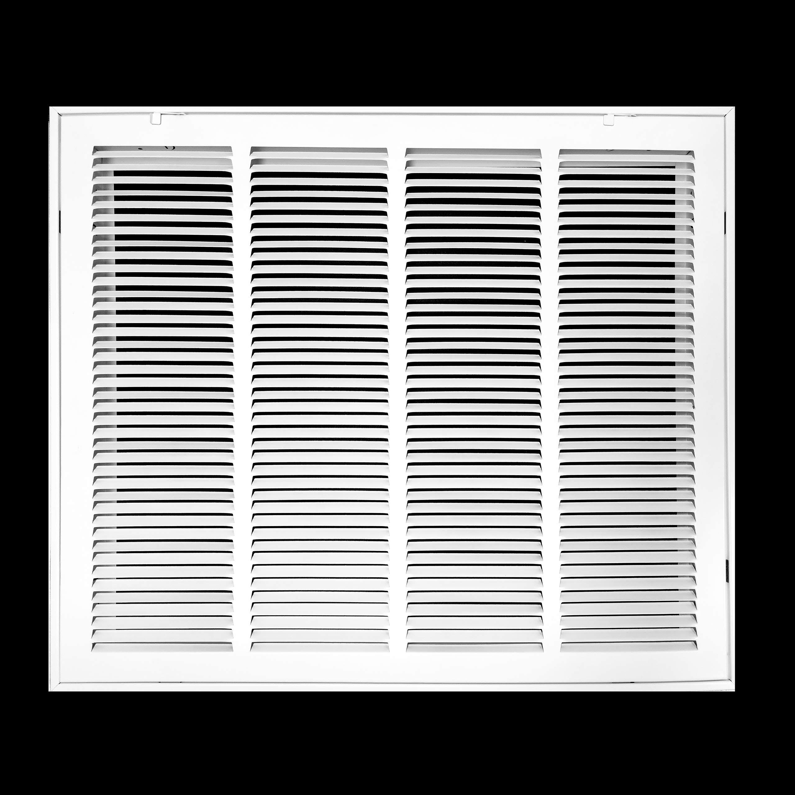 Handua 24"W x 20"H [Duct Opening Size] Steel Return Air Filter Grille [Removable Door] for 1-Inch Filters | Vent Cover Grill, White | Outer(24"W X 20"H [Duct Opening)