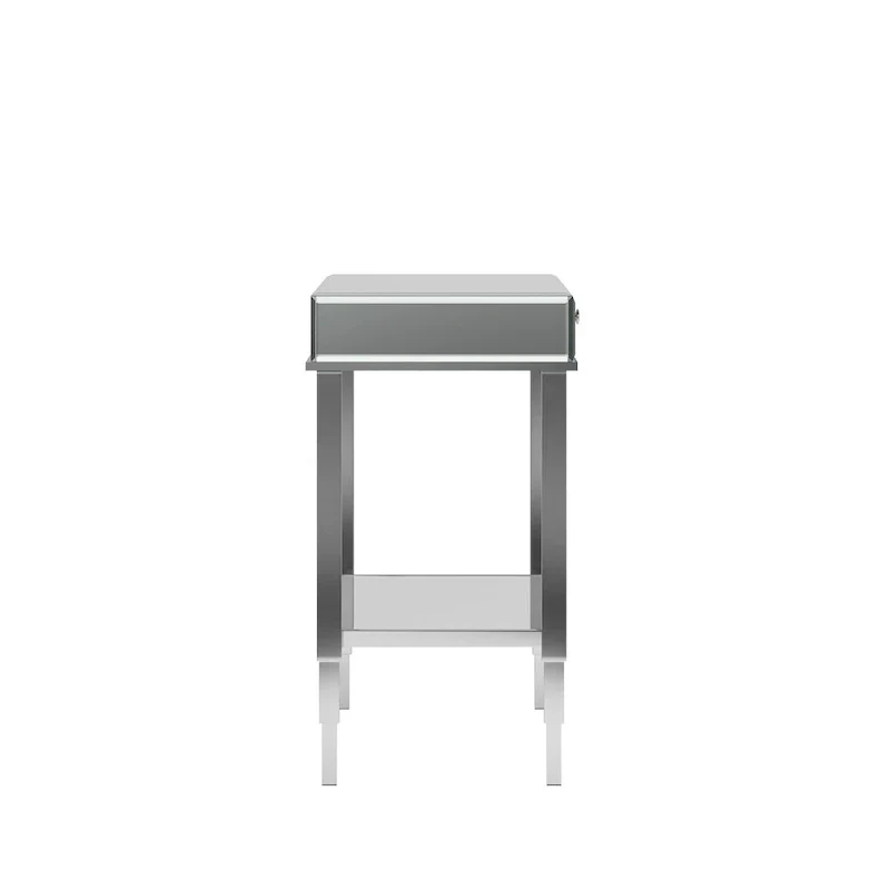 iNSPIRE Q Bold Camille Mirrored Console Table TV Stand with Drawer