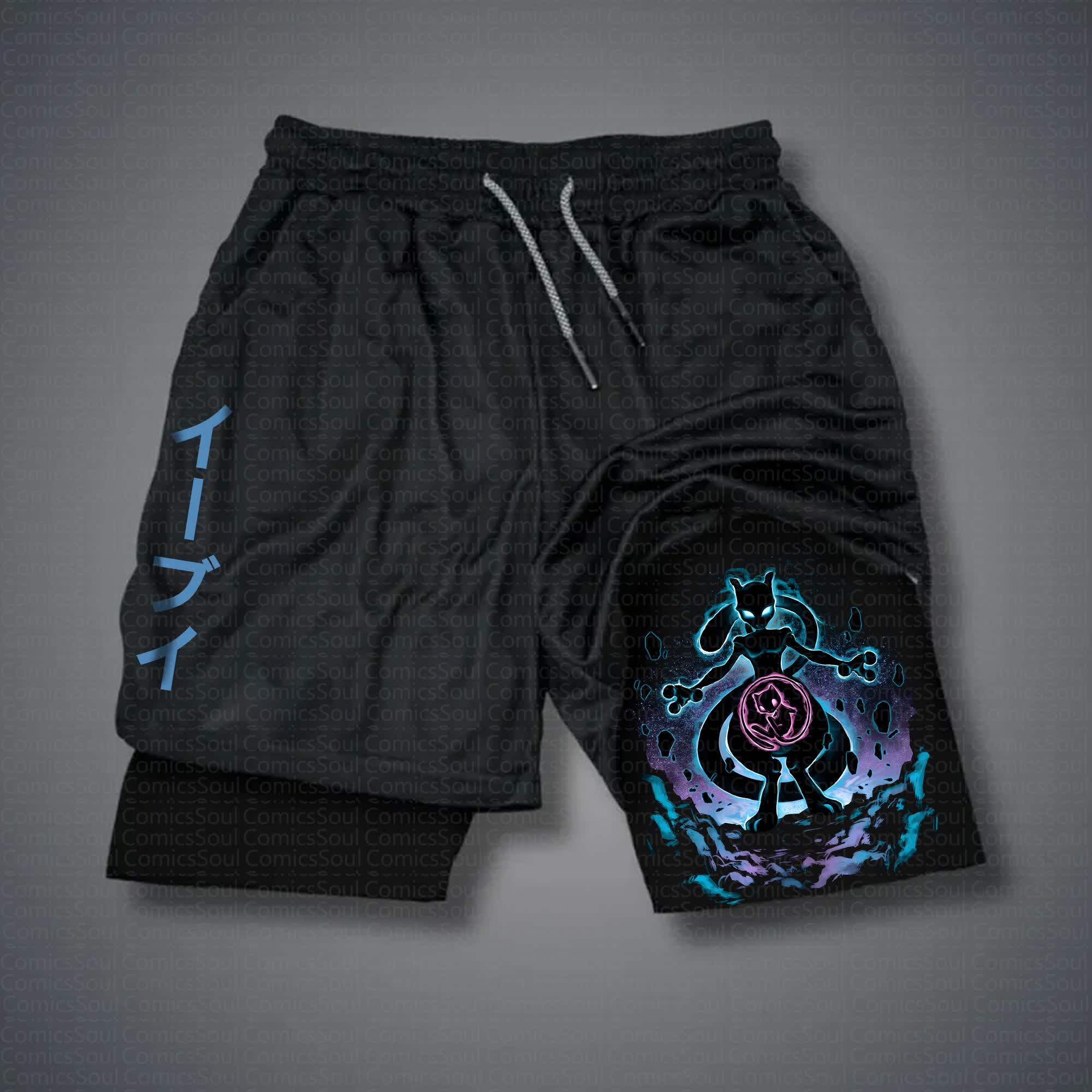 Unisex Casual Anime Streetwear Shorts 丨Comicssoul