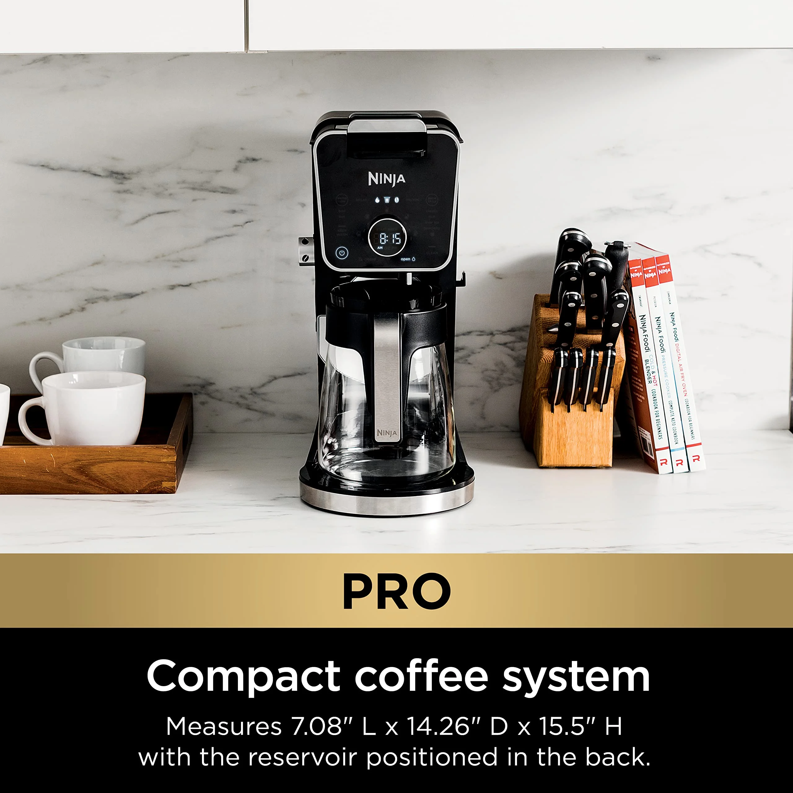 Ninja Drip Coffee Maker With K Cup Combo, DualBrew Pro Specialty Coffee System, Coffee Machine Compatible with K-Cup Pods, 12 Cup Single Serve Coffee Makers with Paper Filter, CFP301 Frother? F - Image 14