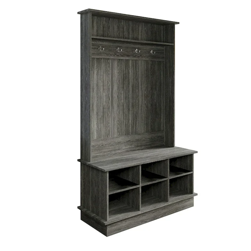 CraftPorch Contemporary Hall Tree with Storage Solutions