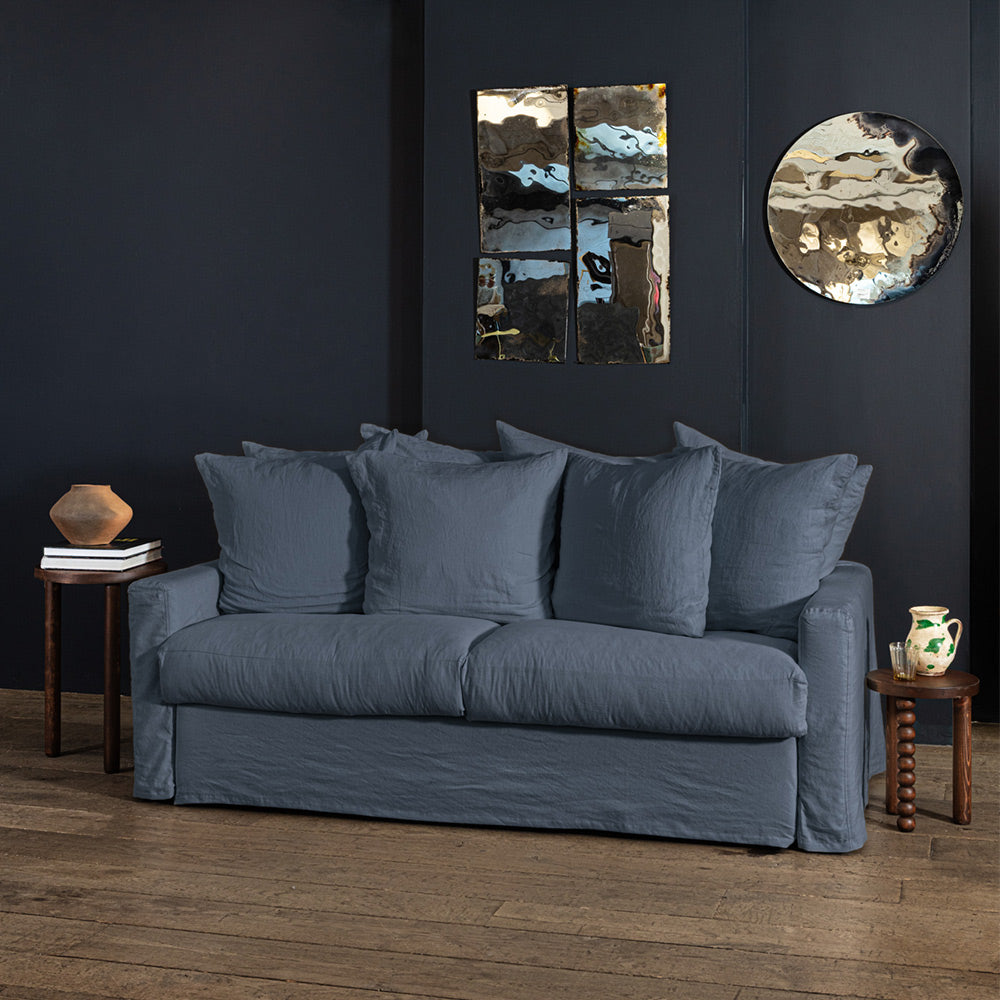 Housse canapé convertible - Bleu de Nîmes