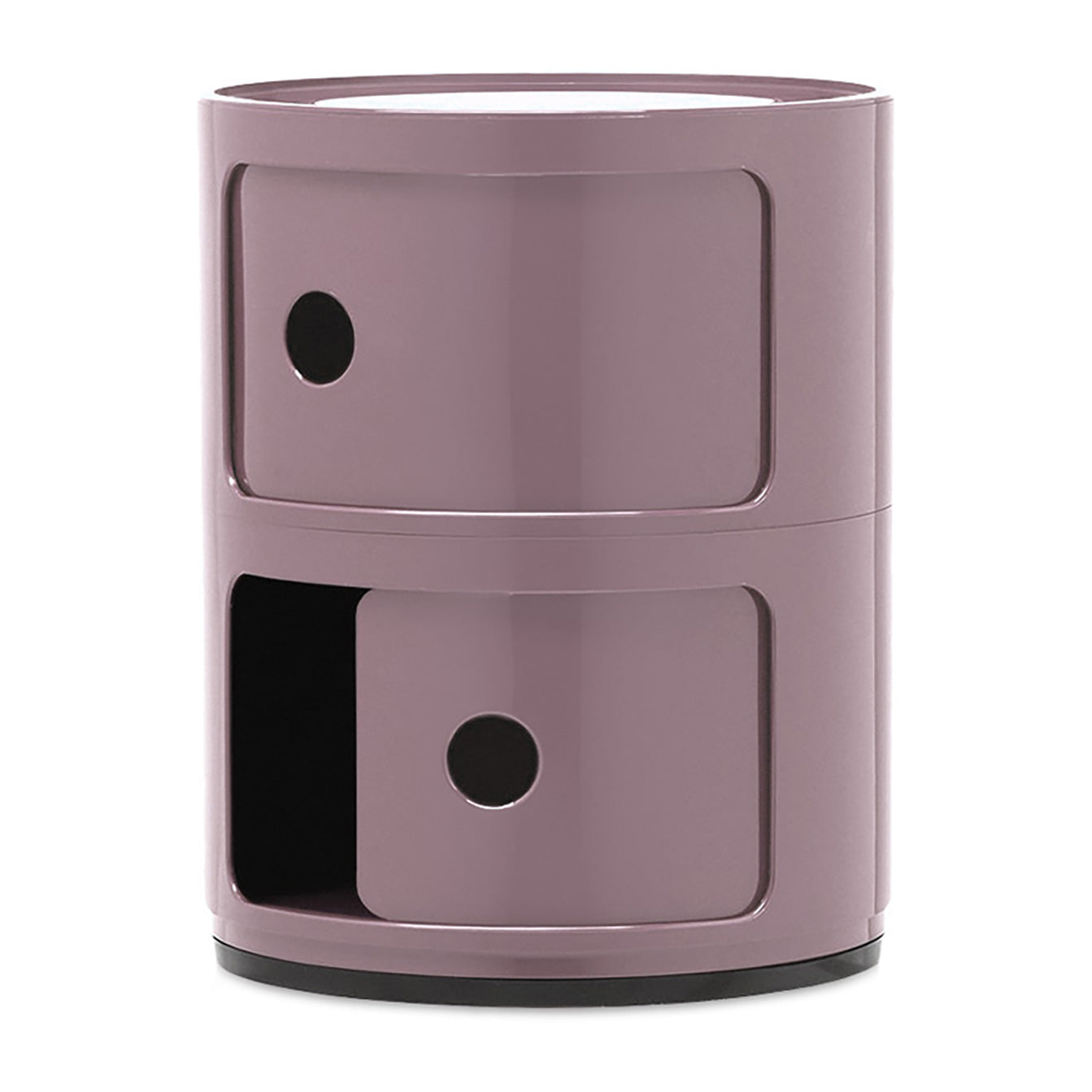 Kartell Componibili Kast Ø 32 cm - 2 Modules - Mauve