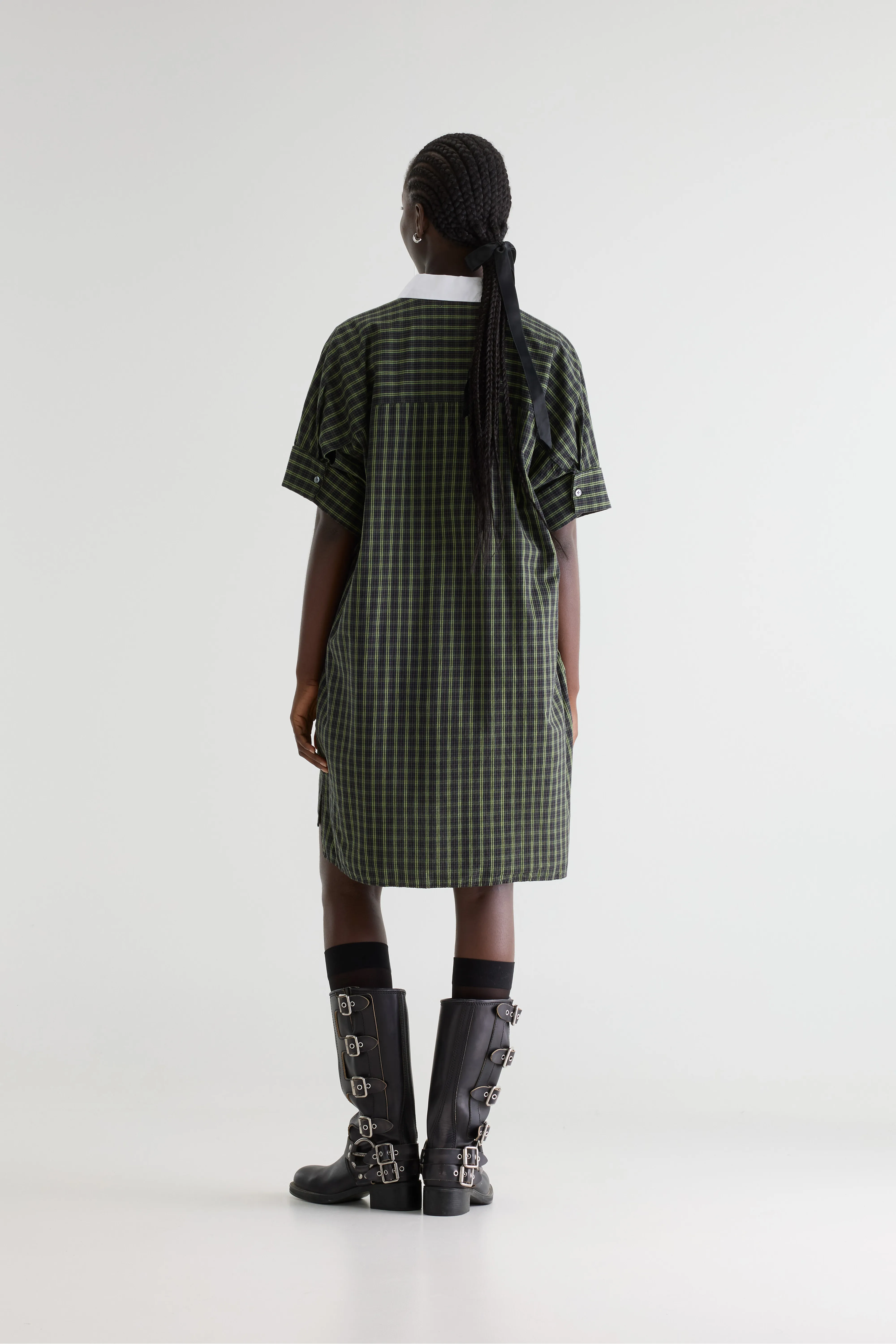 Bellerose Goldy checked shirt-dress (261 / W / CHECK J)