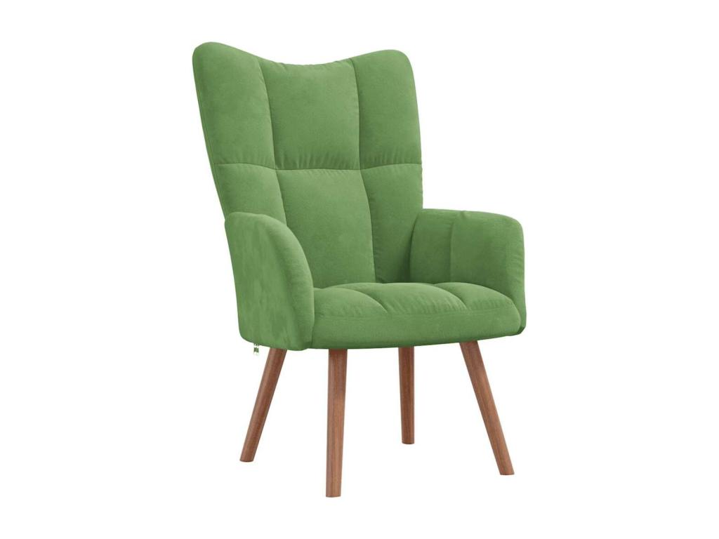 Sillón de Homelyvo de terciopelo verde claro