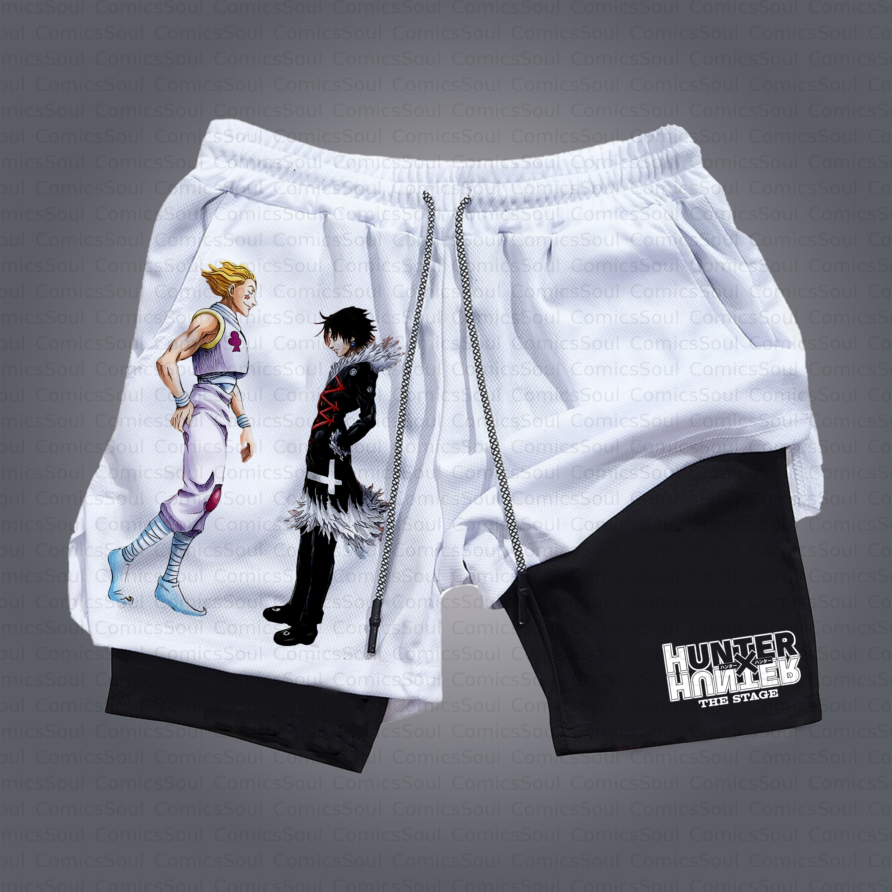 Unisex Casual Anime Style Shorts