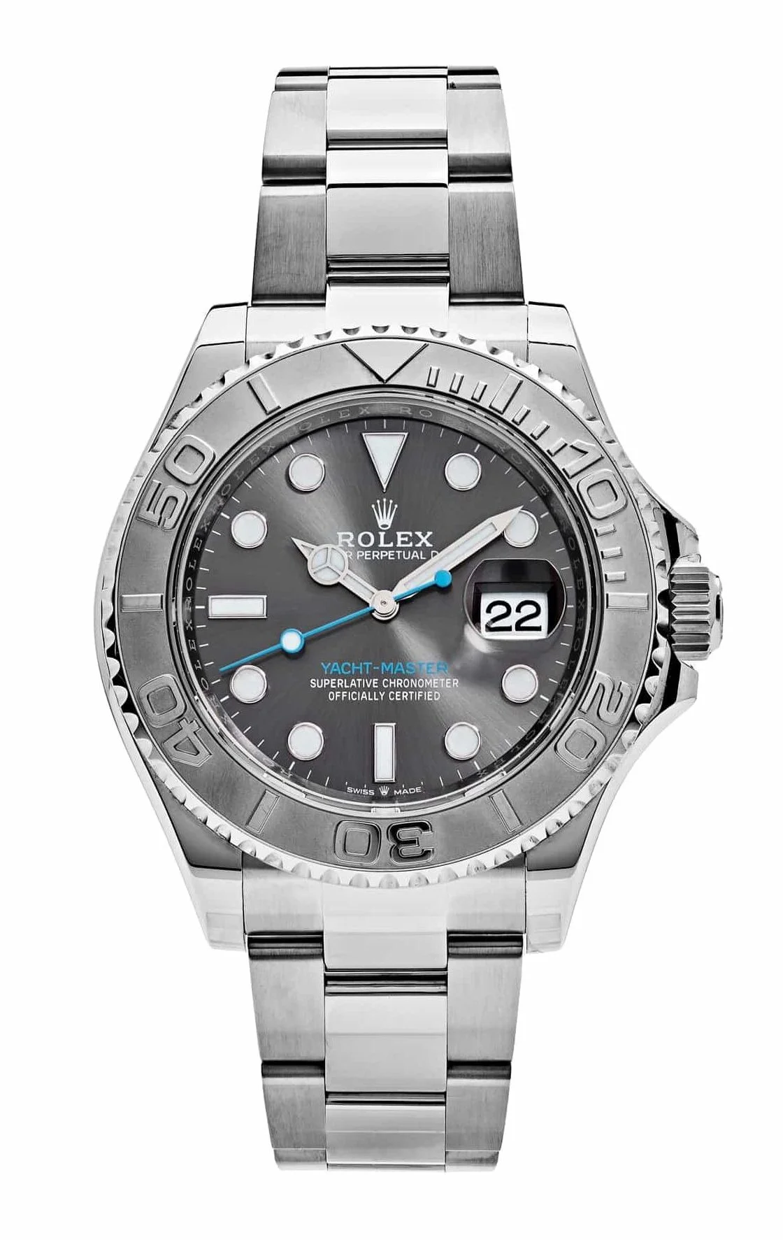 Superclone Rolex Yacht-Master Rhodium Dial 126622 40mm