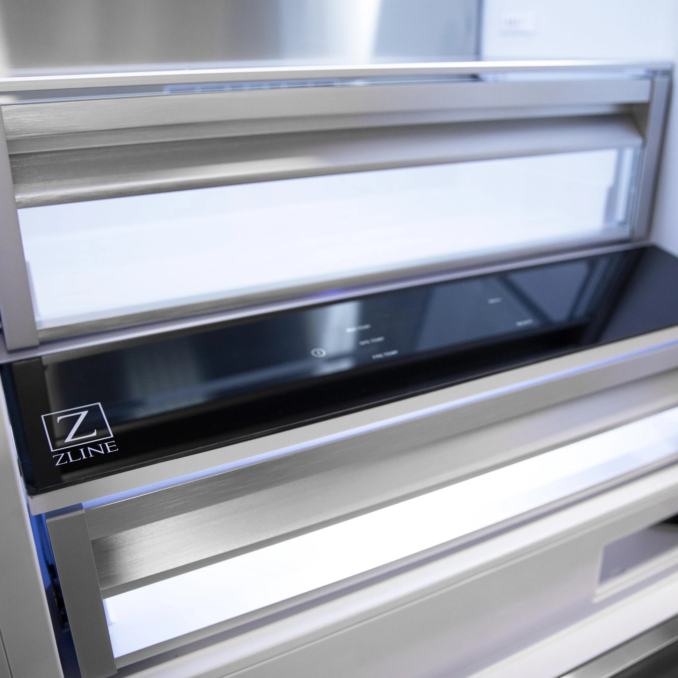 ZLINE KITCHEN AND BATH RBIVZSN60CB french door built in refrigerator - Image 5