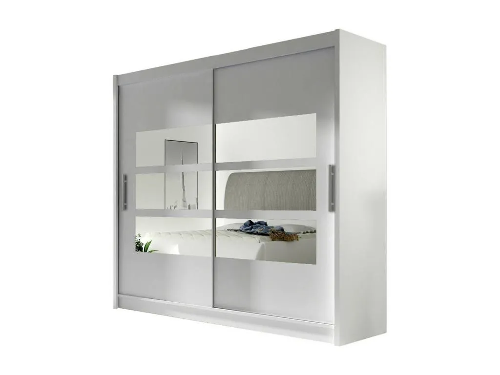 Armario Alkihogares 101 Blanco 215x180x58cm Puertas de armario - Correderas