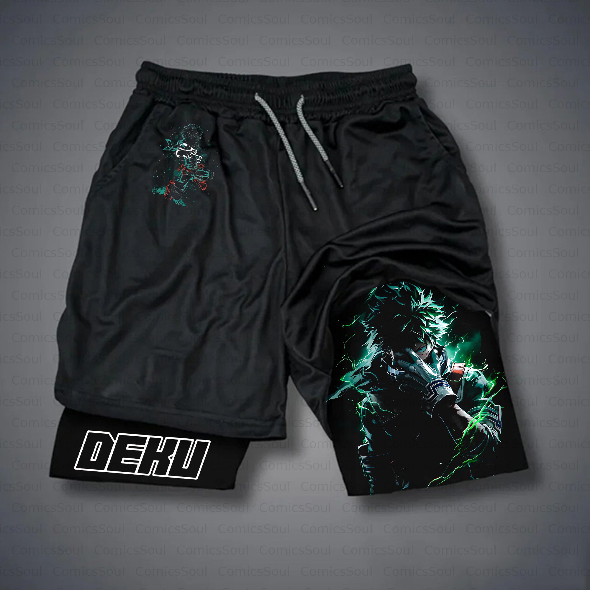 Unisex Casual Anime Style Shorts
