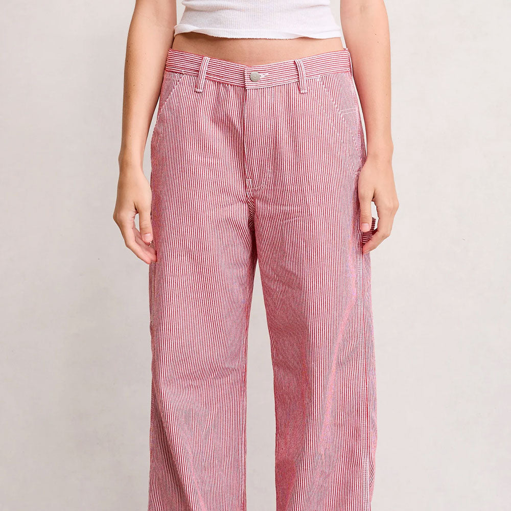 Denimist - Pantalon Carpenteur - Rouge