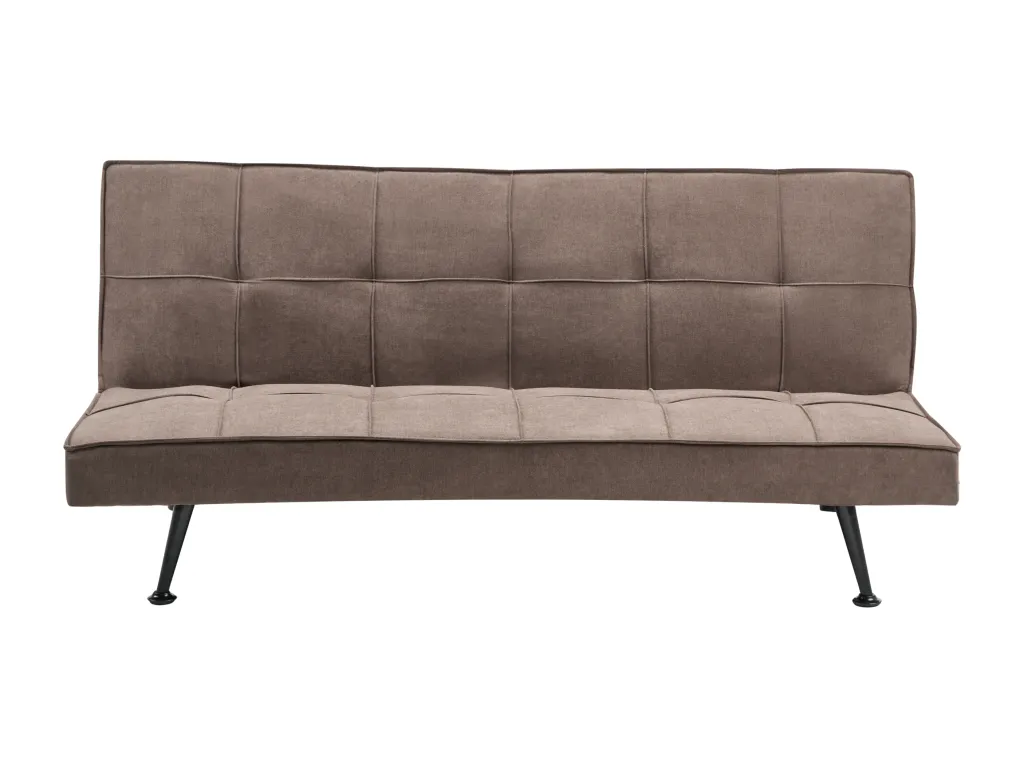 Sofá cama Alkihogares Marrón Tela