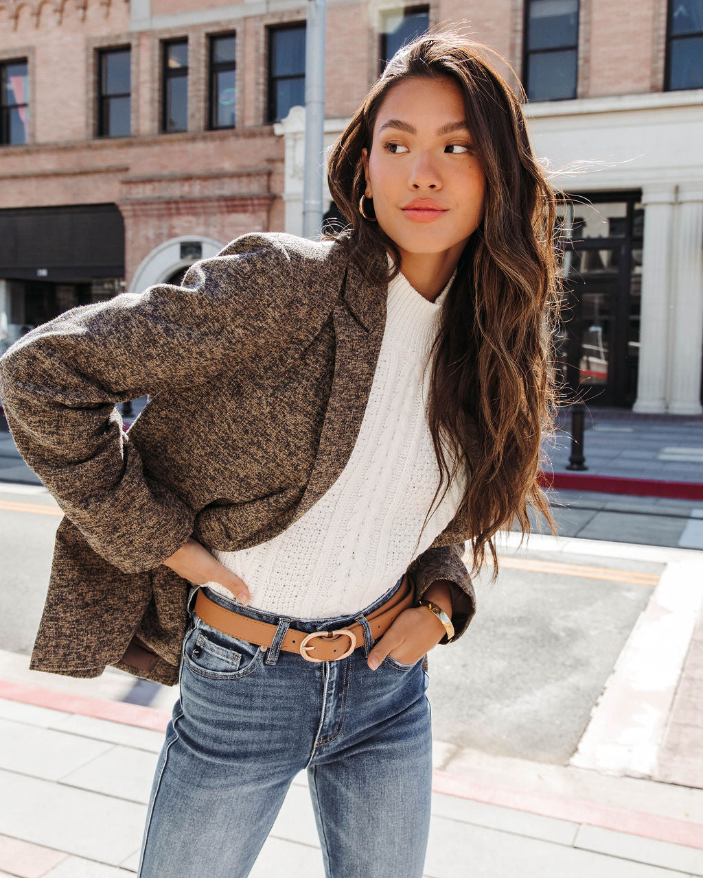 Wintour Pocketed Blazer - Se7enfashion