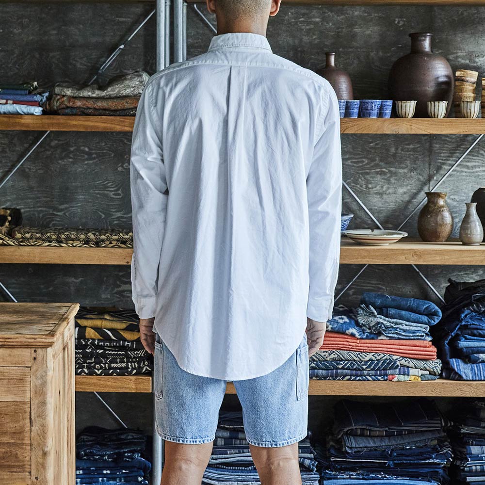 OrSlow - Chemise Oxford - Blanc