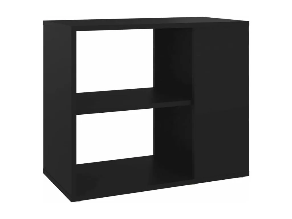 Armario auxiliar de Decounico contrachapada negro 60x30x50 cm