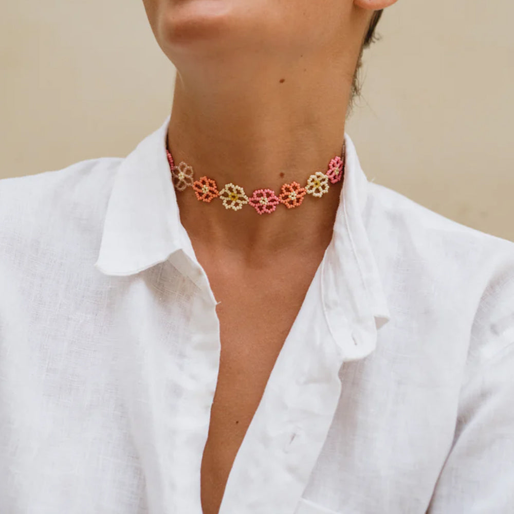 Anni Lu - Collier Blossom - Rose
