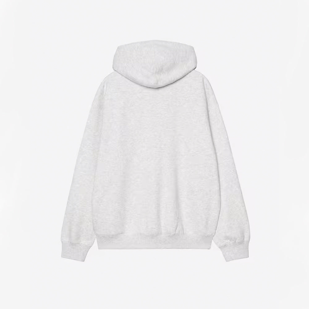 Carhartt WIP - Sweat Hooded Wip Label - Ash Heather