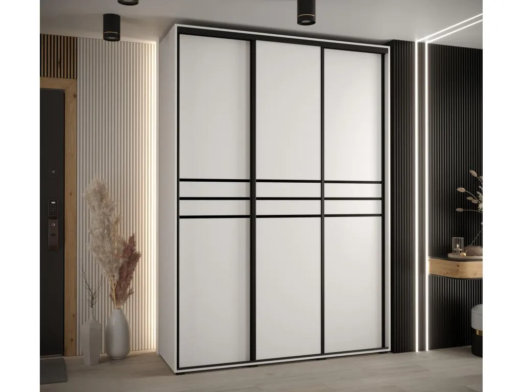 ARMARIO CON PUERTAS BATIENTES 235.2/170/45 3 puertas njuw52285