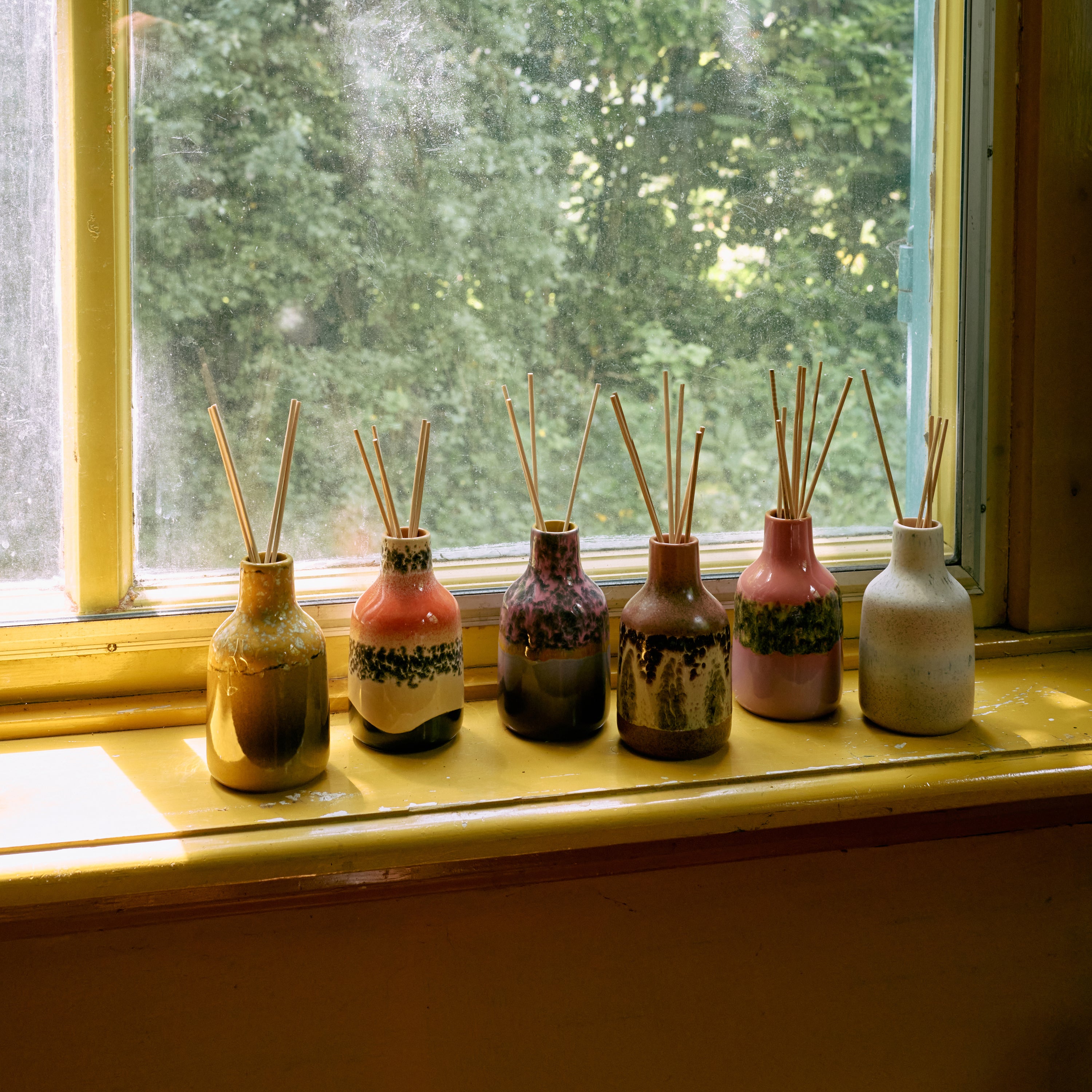 HKliving 70's Ceramics Geurstokjes - Valencia