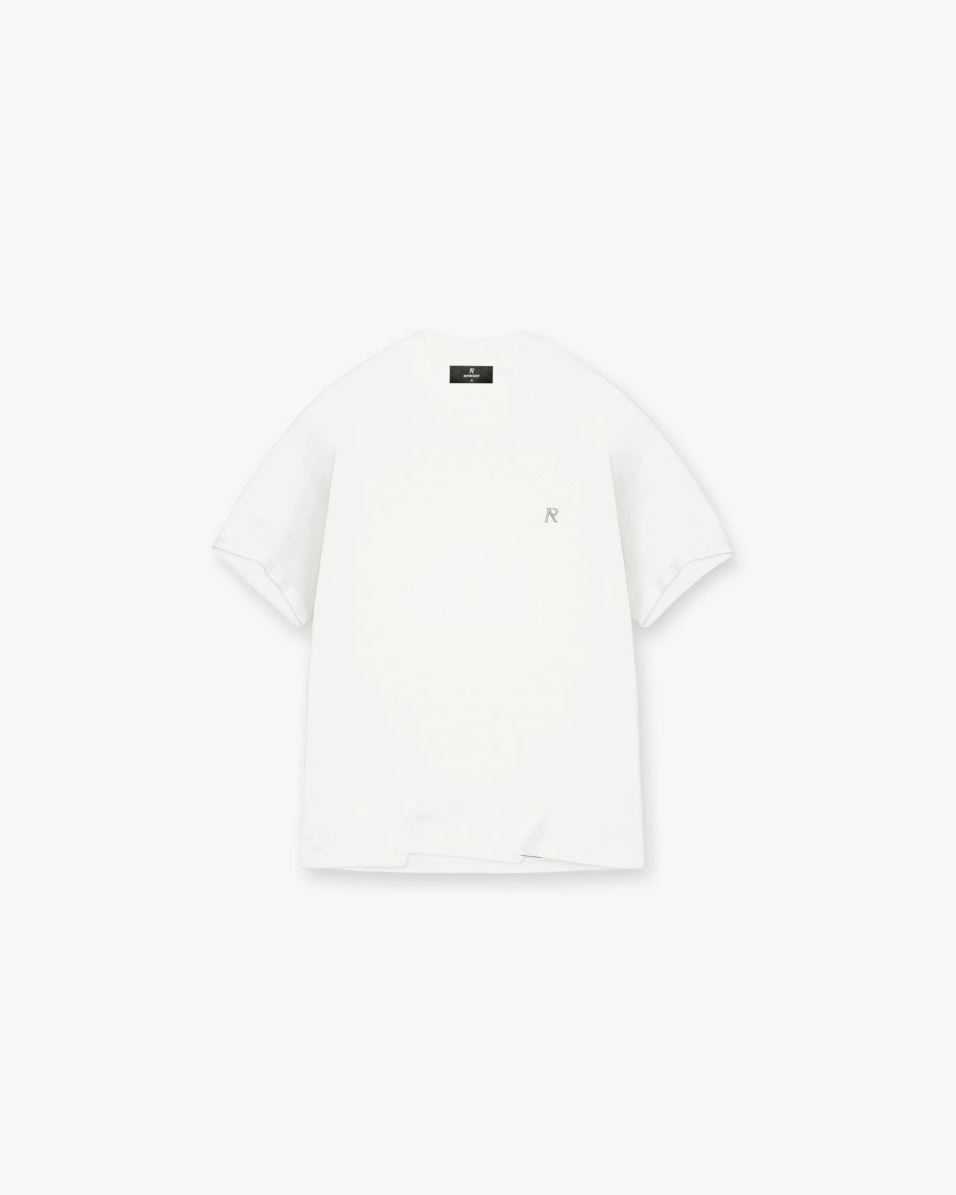 Metal Initial R T-Shirt - Flat White