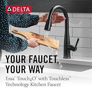 Touchless Faucet, Touch Free Kitchen, No Touch Kitchen, Kitchen Faucet