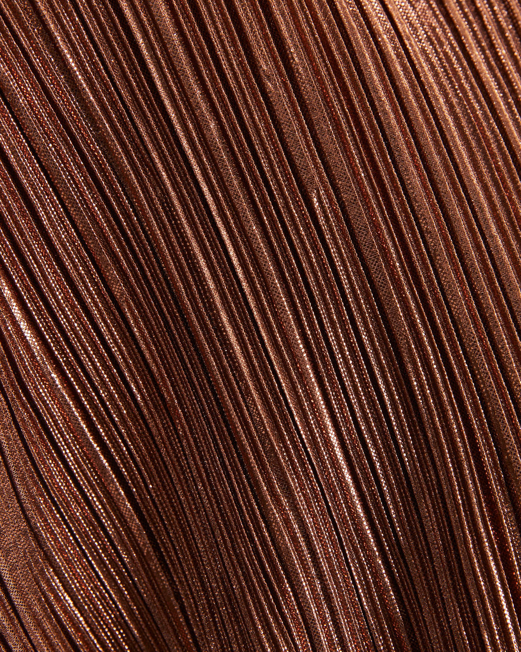 Kiyara Billowed Shimmer Plisse Top - Bronze - Se7enfashion
