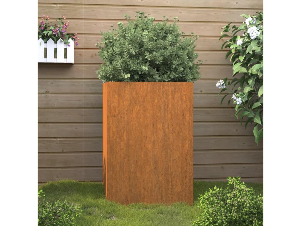 Decoratodo 42x38x75 cm acero corten