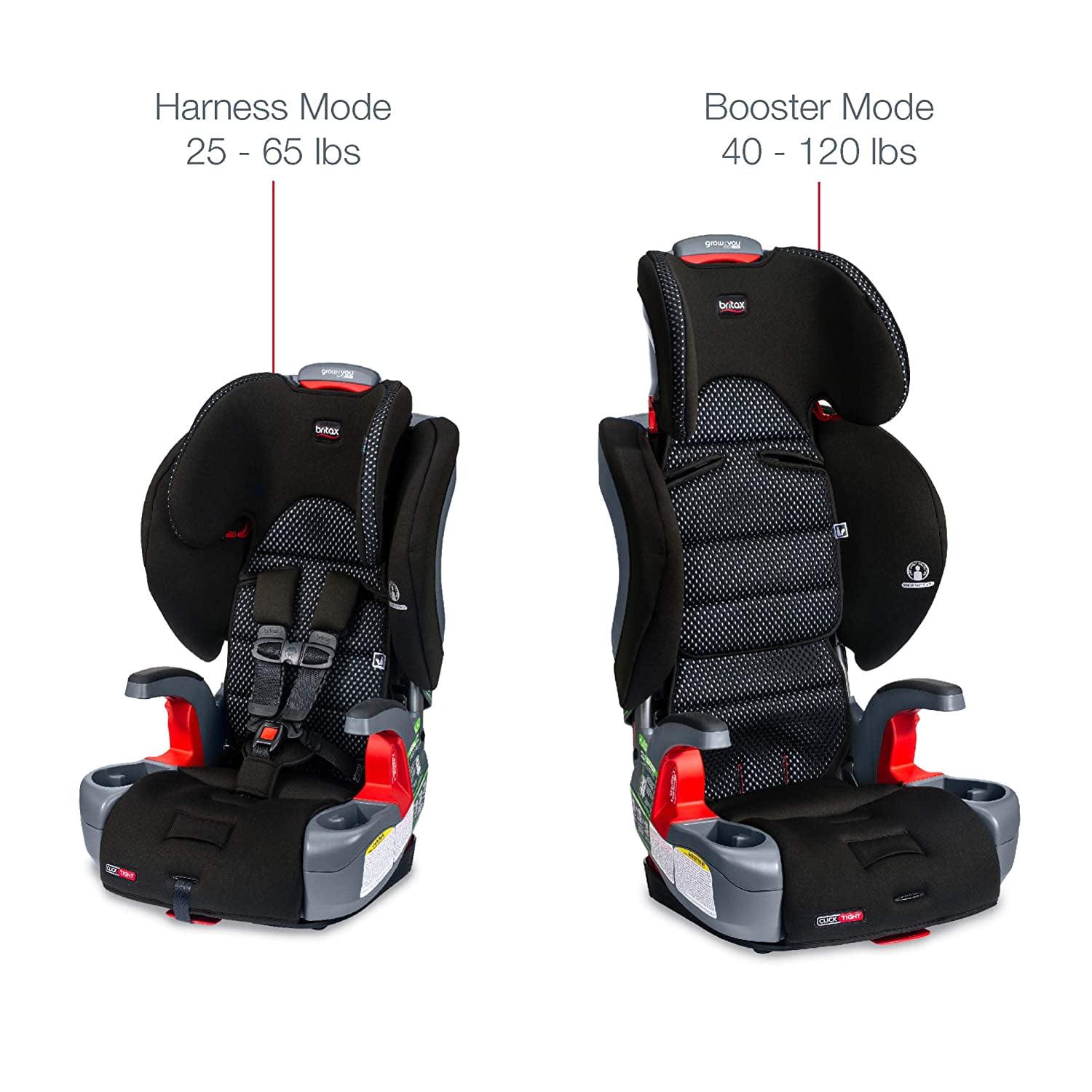 Britax Grow With You ClickTight Harness-2-Booster Car Seat. 2-in-1 High Back Booster. Cool Flow Grey - Image 2