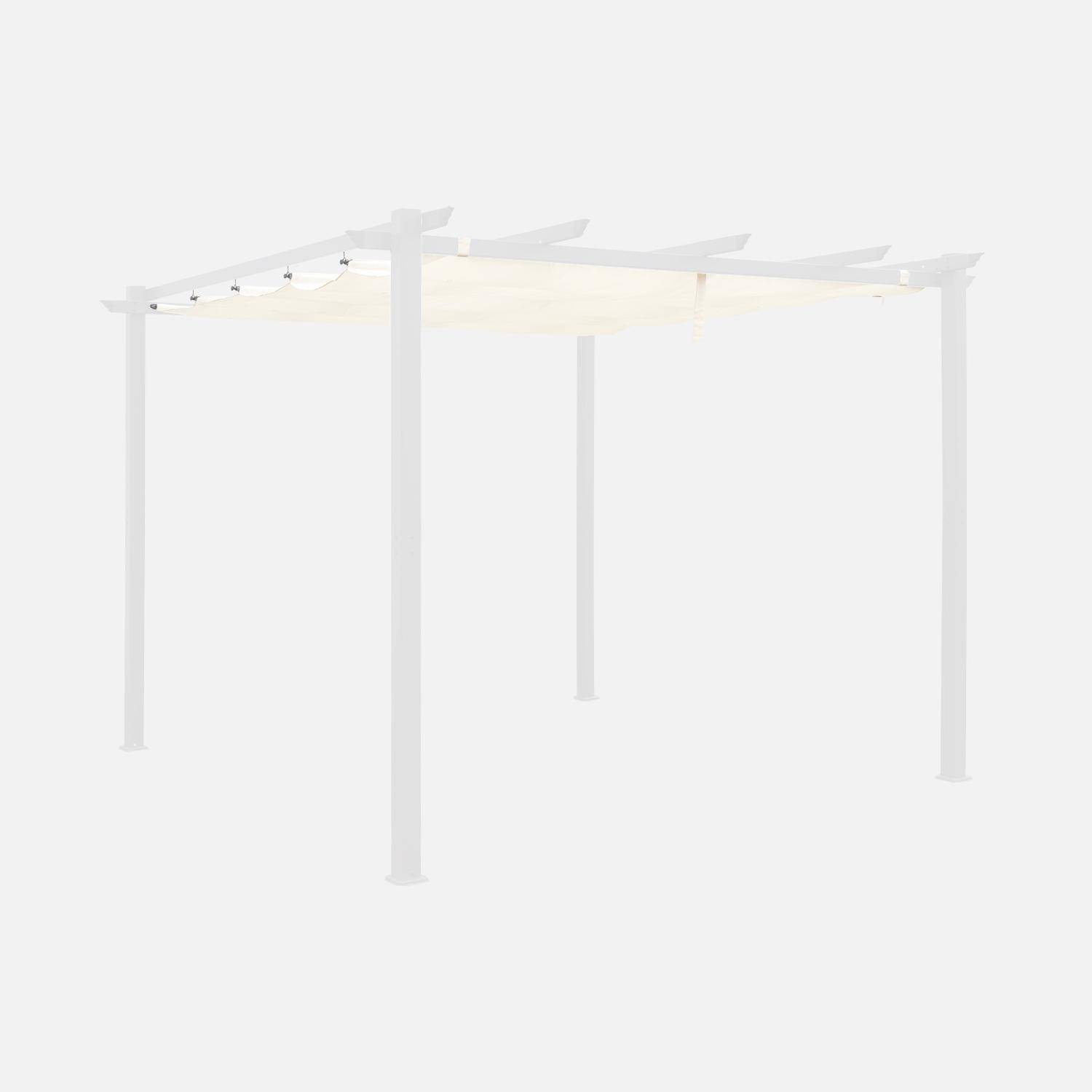 Cubierta para pérgola Isla - Toldo de techo de pérgola 3x3m