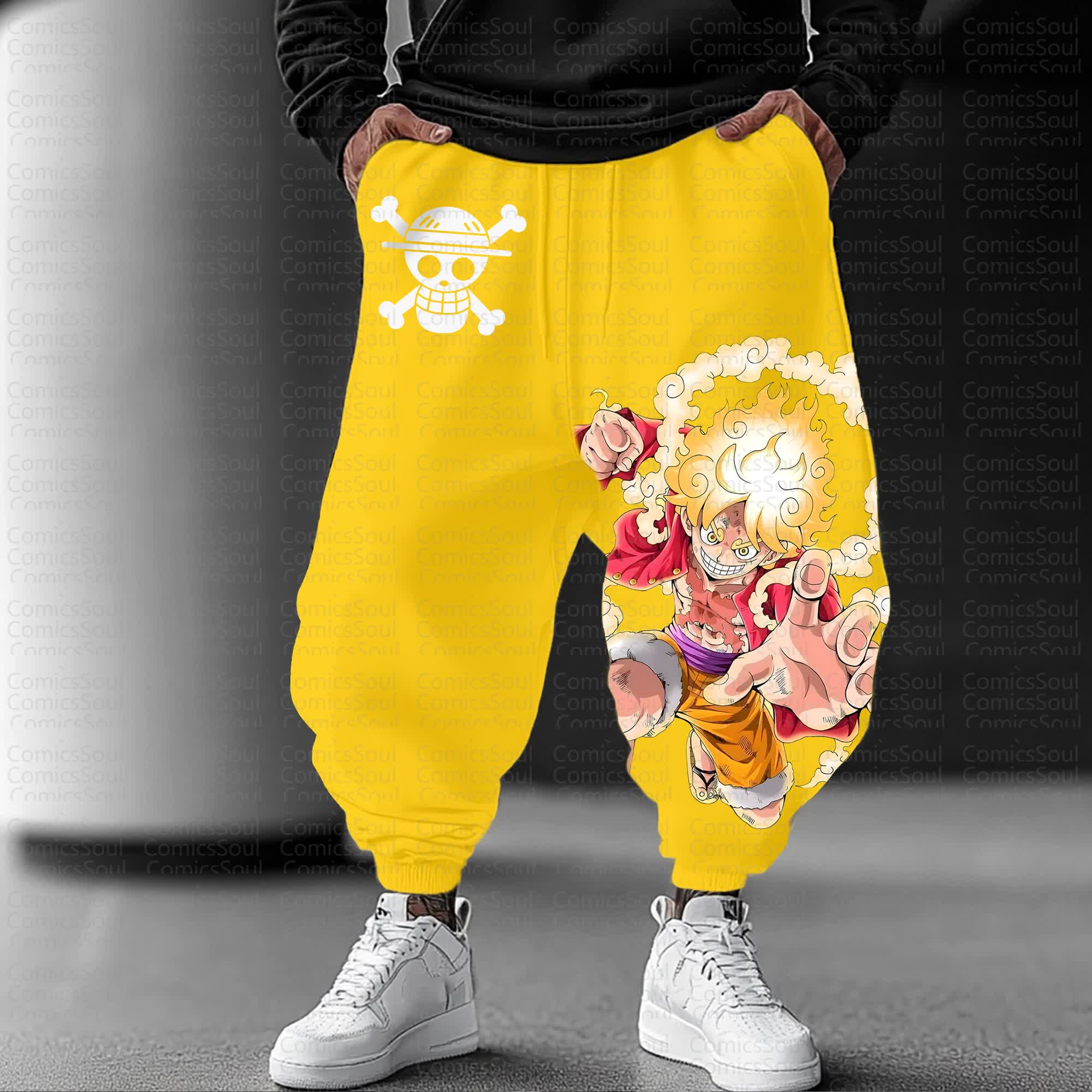 Unisex Anime Inspired Vintage Pants丨Comicssoul